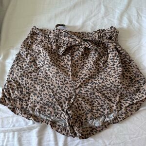 Aerie cheetah print shorts